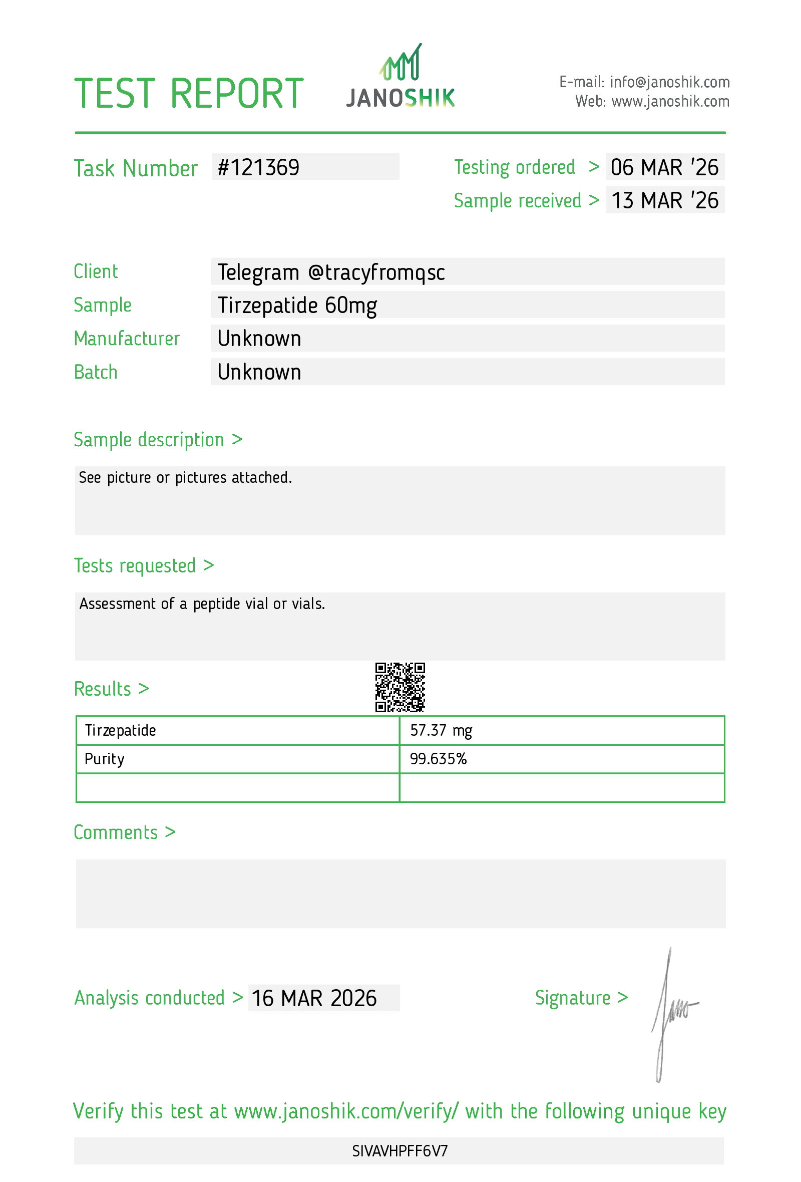Dual GIP/GLP-1 Agonist LY3298176 - Laboratory Grade (Tirzepatide) - Image 6