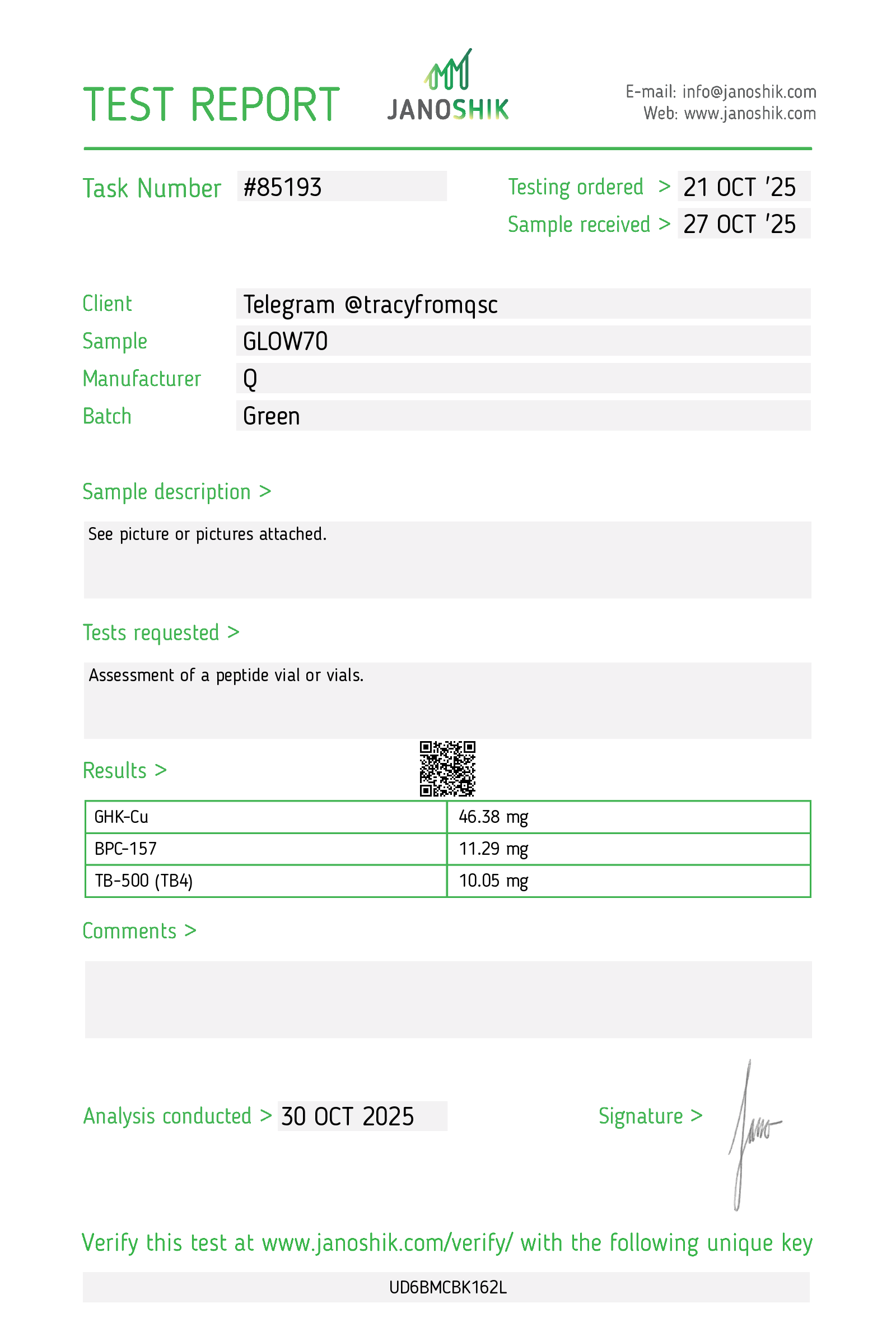 Tissue Repair Research Kit - Standard A (Glow: TB-500 10mg + BPC-157 10mg + GHK-Cu 50mg) - Image 2