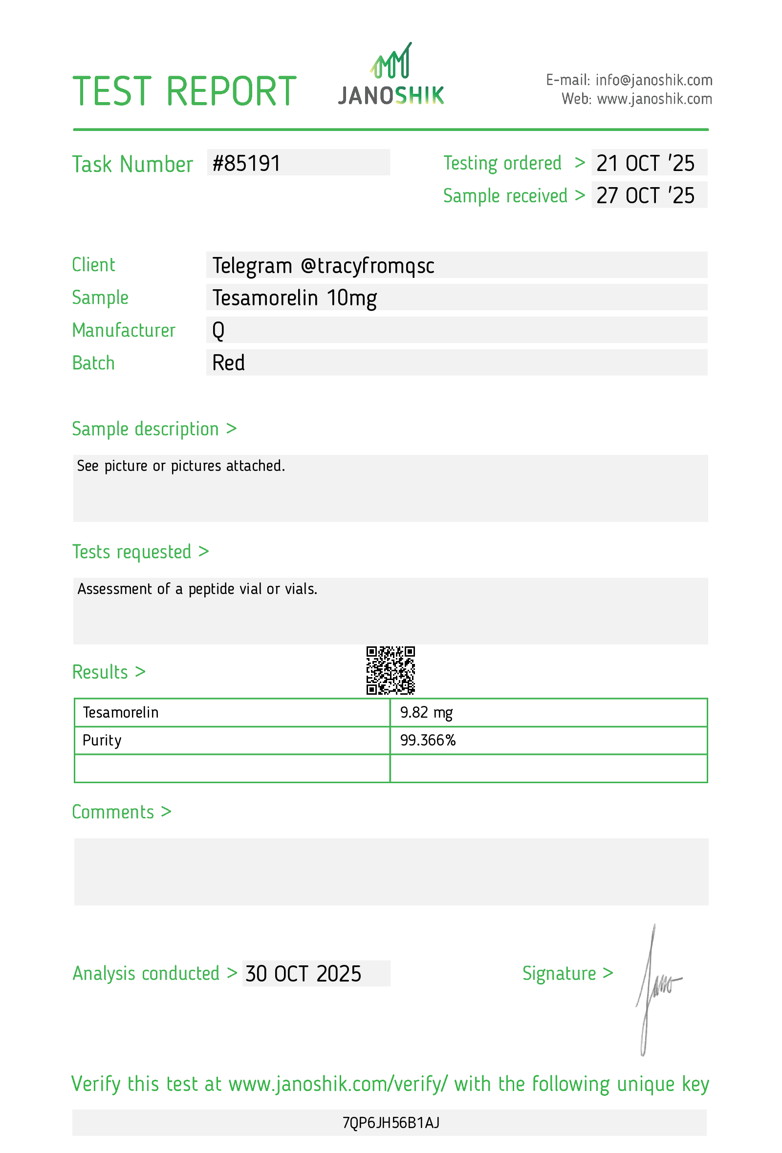 Tesamorelin - Synthetic Growth Hormone-Releasing Factor Analog - Image 3